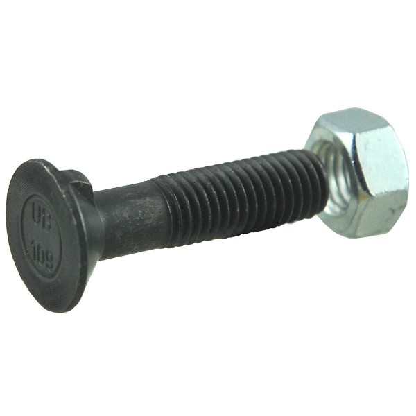 Boulon M12, 10.9, TF1E, S.78832, boulon de charrue, boulon de soc, boulon 8.8