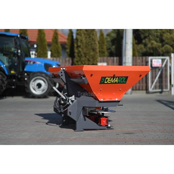 Demarol Doppelscheiben-Düngerstreuer mit Hydraulik und Plane