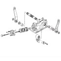 Tuleja wałka podnośnika, lewa, 35 x 39 x 35 mm, 67111-36320, Kubota Aste A-195, B1550, B1750, B2150