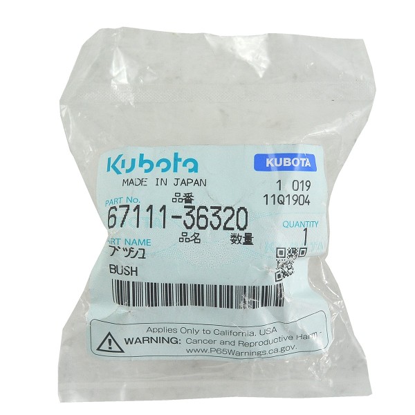Tuleja wałka podnośnika, lewa, 35 x 39 x 35 mm, 67111-36320, Kubota Aste A-195, B1550, B1750, B2150