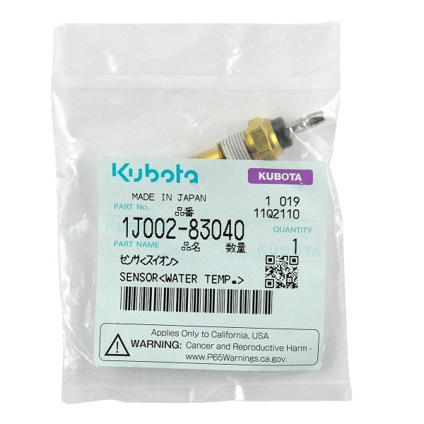 Sensor de temperatura del agua, Kubota, 1J002-83040 Aste A-13, Kubota D662, D722