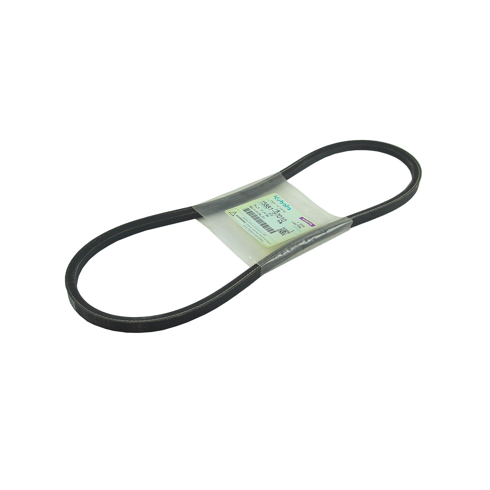 Courroie de ventilateur, Kubota, D722, Kubota, B1410, B1610, B7300, 15881-97010, 10,80 x 875 La