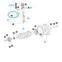 Skrutka ojnice, M8 x 50, 15521-22140, 15221- 22142, 6-25-101-01, Kubota L01, Kubota L02, Kubota D1100, Kubota D1101, Kubota D1