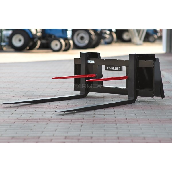 Paletové vidle s objímkami a drápy 120 cm 4FARMER / nástavec XJ, MT1, Bobcat ( LL1101, LL2101)