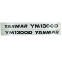 Yanmar YM1300D Stickers, Yanmar Stickers, YM1300D