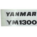 Yanmar YM1300D Stickers, Yanmar Stickers, YM1300D