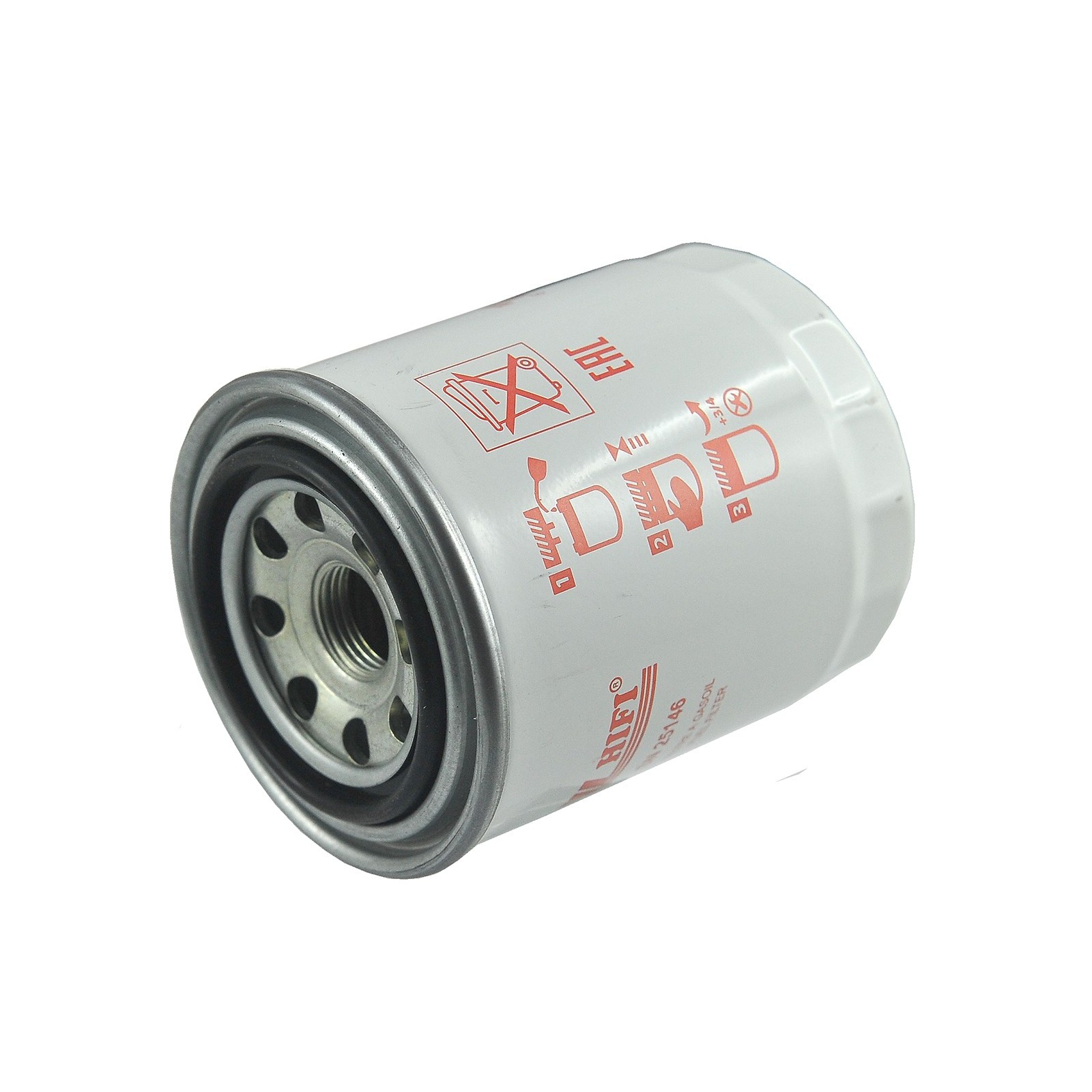 Filtro de combustible, 3/4-16UNF, 83 x 102 mm, Mitsubishi, S3L2, SN 25146
