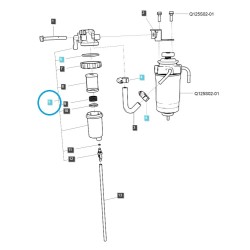 Hlavní palivový filtr / EGQ125 / traktor LS č. 40376792
