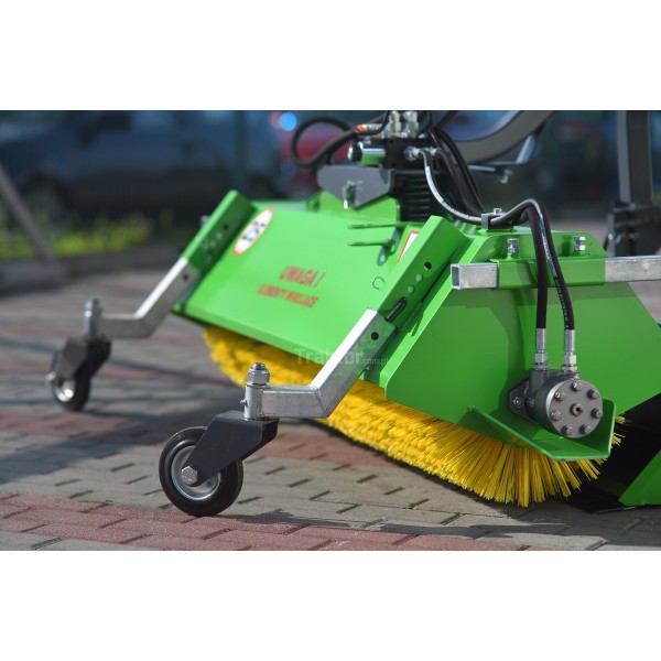 Balayeuse de tracteur hydraulique de 120 cm avec panier