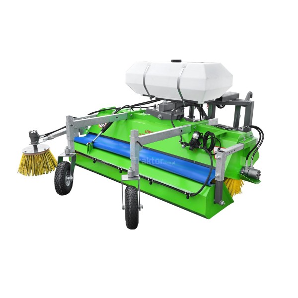 Balayeuse 200 cm pour tracteur hydraulique (panier + brosse latérale)