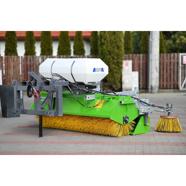 Barredora 200 cm para tractor hidráulica (cesta + cepillo lateral)