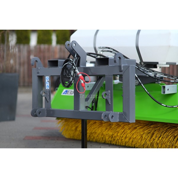 Sweeper 200 cm for tractor hydraulic (basket + side brush)