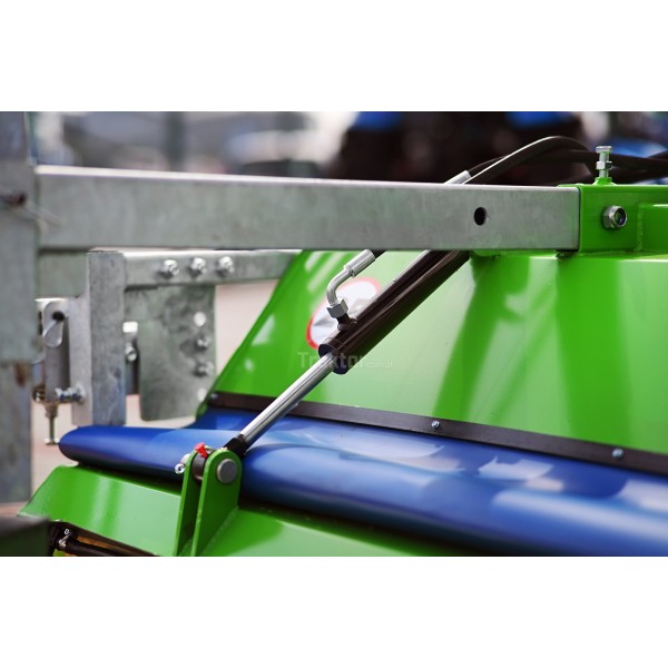Barredora 200 cm para tractor hidráulica (cesta + cepillo lateral)