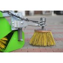 Zametací stroj 200 cm na traktor hydraulika (koš + boční kartáč)