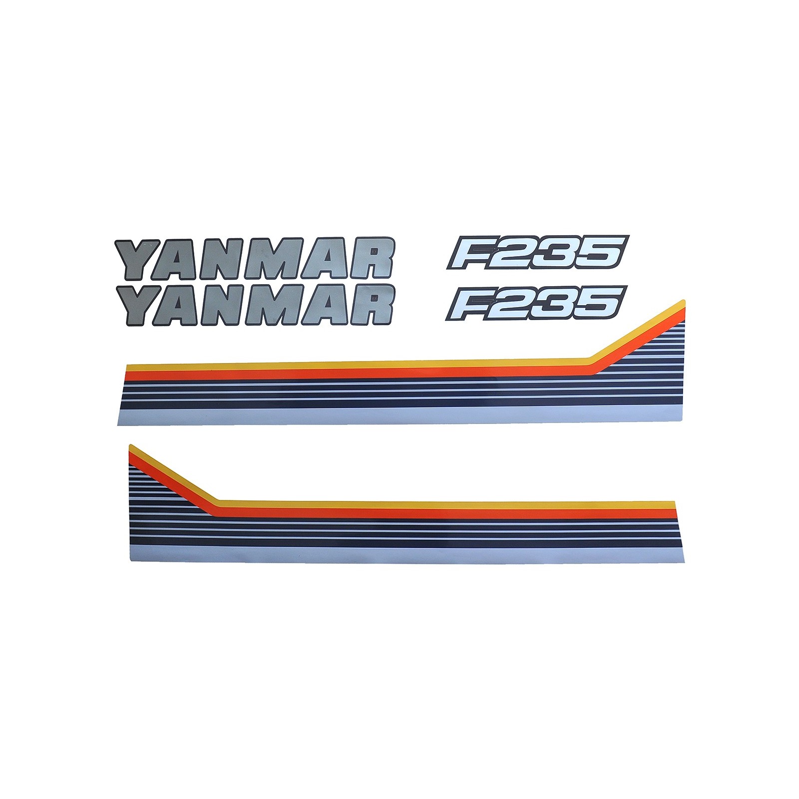 Yanmar F235 Aufkleber, Yanmar F235, F235, F 235, Yanmar-Aufkleber