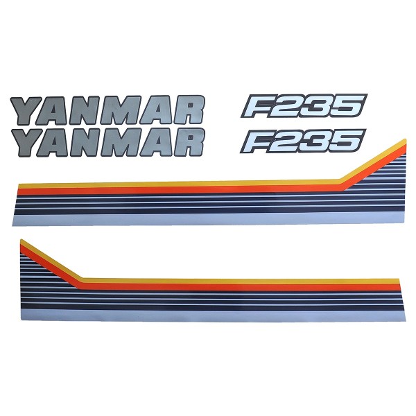 Pegatinas para Yanmar F235, Yanmar F235, F235, F 235, pegatinas para Yanmar