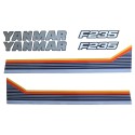 Pegatinas para Yanmar F235, Yanmar F235, F235, F 235, pegatinas para Yanmar