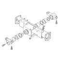 Gleitbuchse, 45 x 49 x 25 mm, 37410-56150, Kubota, STV25, STV30, STV3, STV36