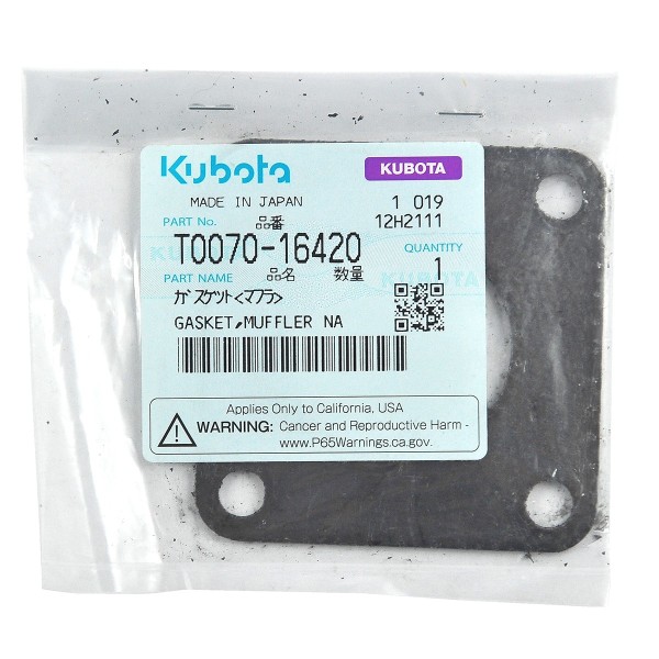 Joint de collecteur d'échappement, Kubota V2403, T0070-16420