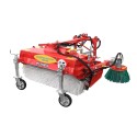 Zametací traktor 120 cm s košem a bočním kartáčem 4FARMER