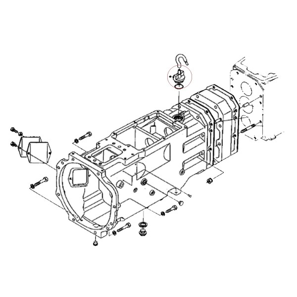 Bouchon de remplissage d'huile, 38180-21410, M30, Kubota, Kubota, L2650, L4240, M5700, M6040, M8200, 5-17-109-03