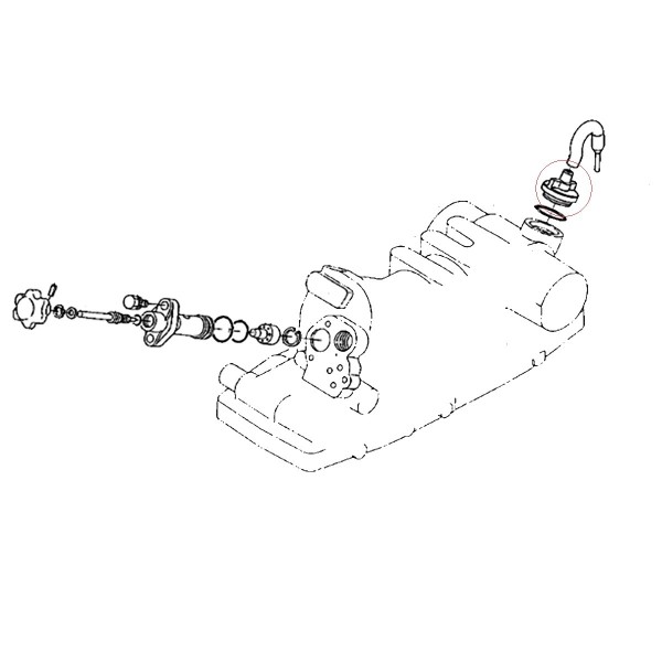 Korek wlewu oleju, 38180-21410, M30, Kubota, Kubota, L2650, L4240, M5700, M6040, M8200, 5-17-109-03