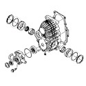Junta tórica, 54,50 x 3 mm, 04811-50550, Kubota, B2410, BX2380, 5-27-104-10