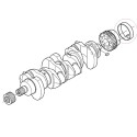 Tuleja korbowodu, 82 x 87 x 18.50 mm, 6-14-114-02, Kubota, V3307,Kubota, M4700, M4900, M5030, M5700, M6040, M7040, Panewka korbo