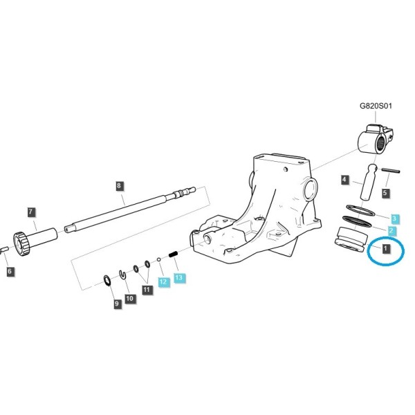 Tłok 80mm MT1.25 / TRG820 / LS Tractor / 40194605 | Traktor.com.pl