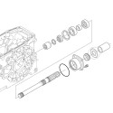 PTO shaft seal cover, Kubota, 5-17-115-24, 34.50, 60 x 67.75 x 6.50 mm, L3408, L4508, M5000, M6040