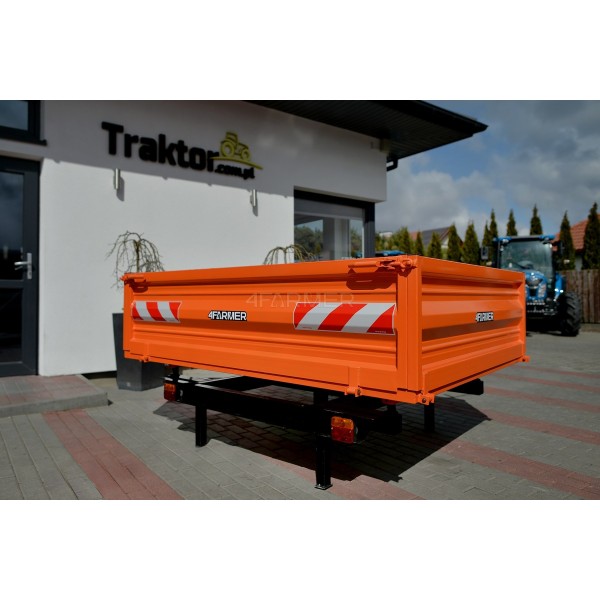 Skrzynia transportowa z hydraulicznym wywrotem 4FARMER | Traktor.com.pl