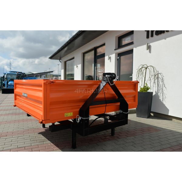 Transport box with hydraulic tipping 4FARMER