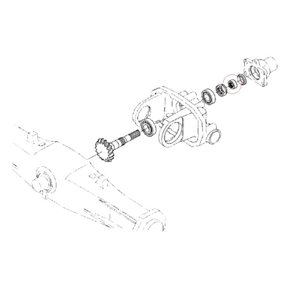 Tuleja uszczelniająca, 36340-41300, 30 x 38 x 14 mm, Kubota, M4500, M8030, M9540, 5-15-104-03