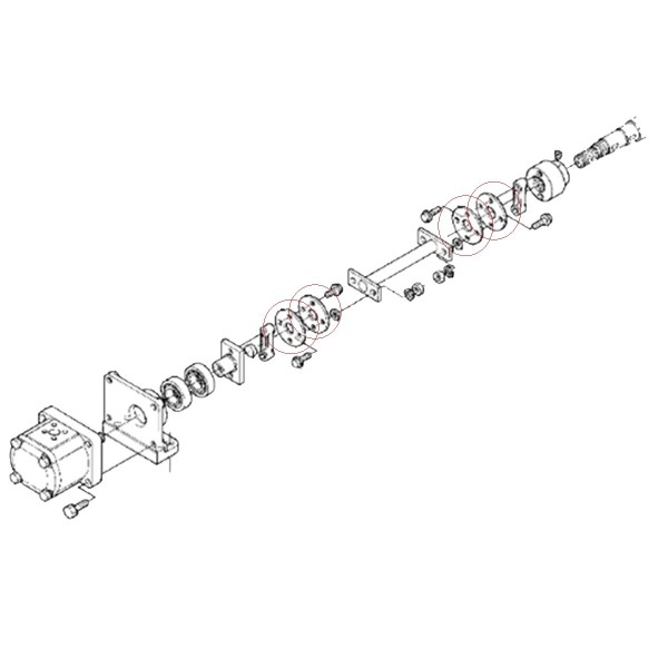 Disk s nábojom ventilátora, 32771-10850, Kubota B1-14