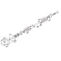 Disk s nábojem ventilátoru, 32771-10850, Kubota B1-14