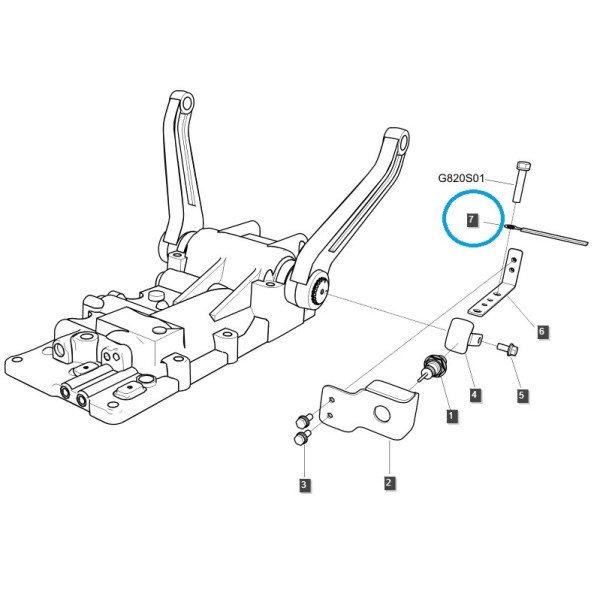 Upínací krúžok A0641020 / LS Tractor / 40012778