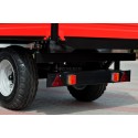 Przyczepa rolnicza jednoosiowa 2.5T z kiprem i nadstawkami z siatki 4FARMER | Traktor.com.pl
