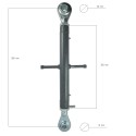 Śruba rzymska Kubota 3C001-91700 Kat I Kat II M24 520 mm 680 mm Łącznik centralny Kat 1 Kat 2