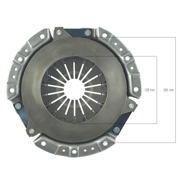 Prítlačný tanier spojky 8" Mitsubishi (starý typ) Mitsubishi MT18 MT20 MT250 MT1801 MT2001 MTE2000