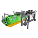 Zamiatarka 150 cm z mocowaniem 3w1, hydrauliczna z koszem Iga MINI