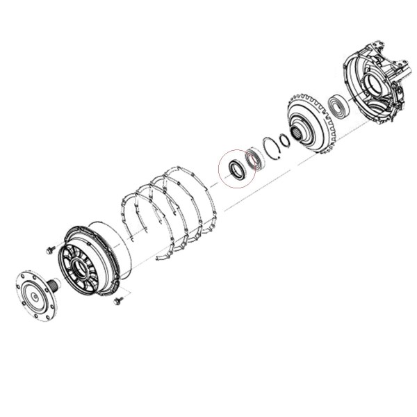 Tesnenie 61,50 x 90 x 15 mm Yanmar EF725T 5-08-101-23 1A8296-13880