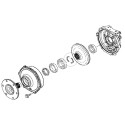 Hub Flange Cub Cadet EX2900 EX3200 Yanmar EF352T EF393T 5-01-230-08