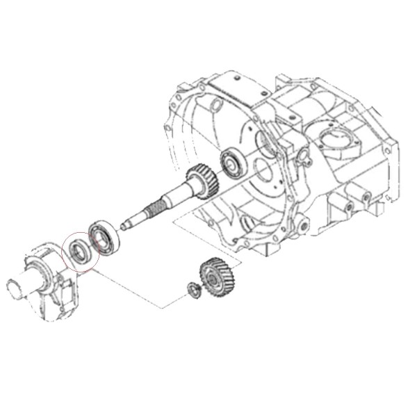 Sello W9501-42141 34,50 x 52 x 9 mm Kubota L4508 L4708 L5018 5-08-201-56