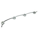 Přepadová hadice 16454-42502 16475-42502 Kubota L3600 L4200 L4508 V1903 V2003 V2203 V2403 5-07-125-02