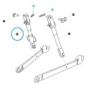 Brazo de elevación del enganche derecho G896 / Tractor LS / 40346540