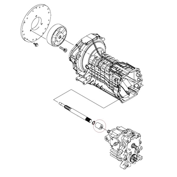 Spojka hriadeľa 13T 42mm 194555-26520 Yanmar 3TNV88 EF227 EF230 EF233 EF235 EF352T EF393T 5-15-237-35