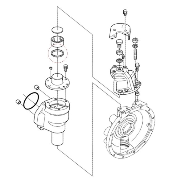 Seal W9501-83241 33750-43350 Kubota AG3385F M7030 M7580 M8200 M9000 M9580 5-08-109-21