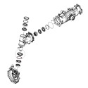 Dichtung 1A8470-13740 Yanmar YM351A YM357A XQ1869E 75 x 100 x 17 mm 5-08-209-05