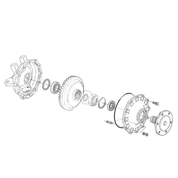 Nabenflansch TC402-13550 Kubota GL23 GL32 GL320 L3408 L3608 L4018 L4508 L4708 L5018 5-01-230-05