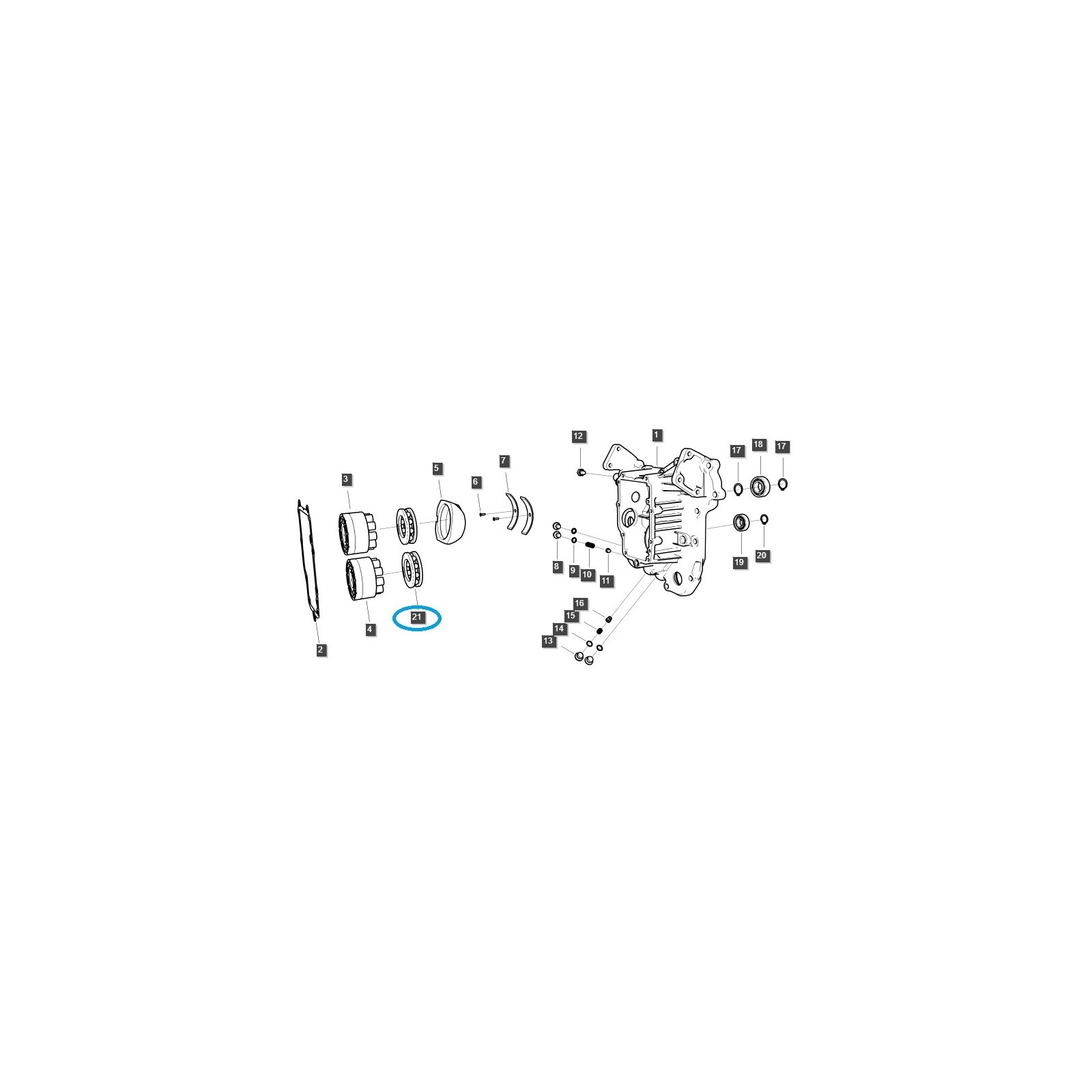 Butée à billes grande taille TS2510-TS3510